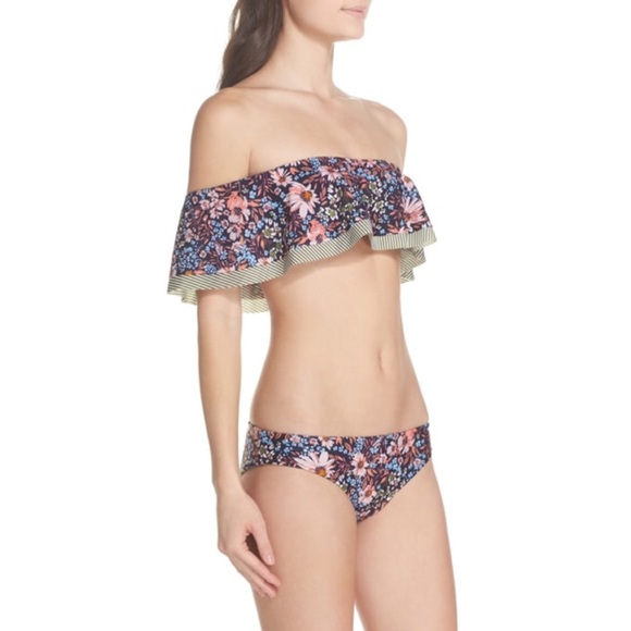 BCA – Enchanted Print Off the Shoulder Bikini Top - Picture 3 of 6